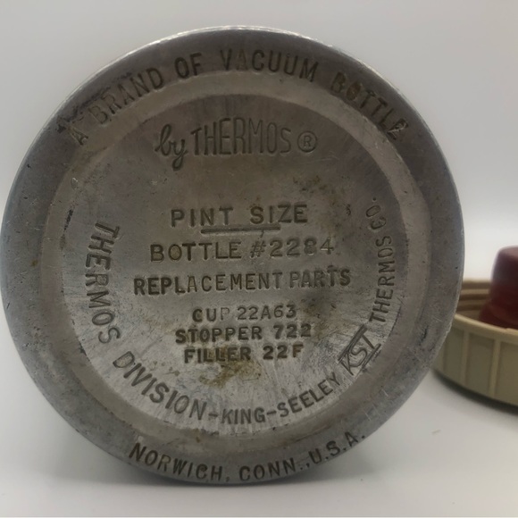 Vintage Metal Thermos - Picture 7 of 8